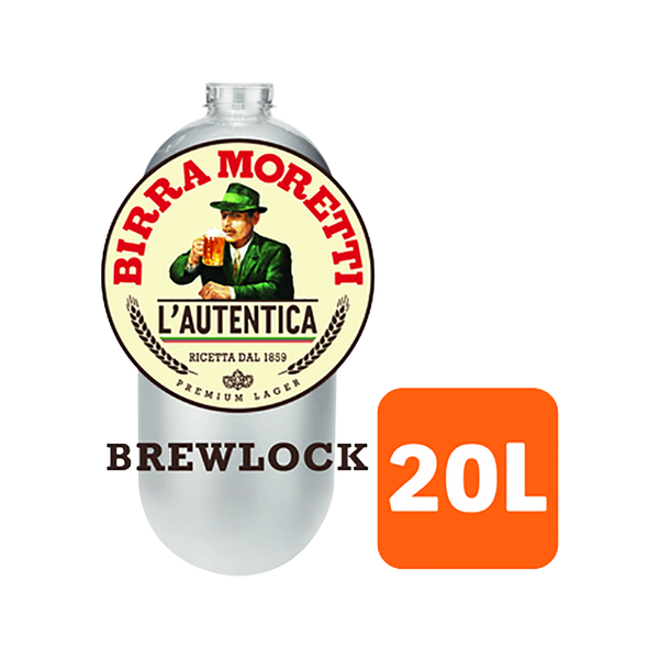 Birra Morretti Brewlock 20l keg